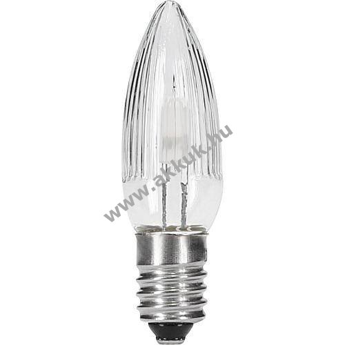 Hellum LED topgyertya fél bordázott E10 8-55V 0,1-0,5W 3db/csomag 920055 melegfehér