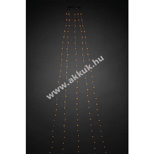 Konstsmide Micro LED karácsonyfa köpeny 180LED borostyán 24V 6577-870 APP vezérelt