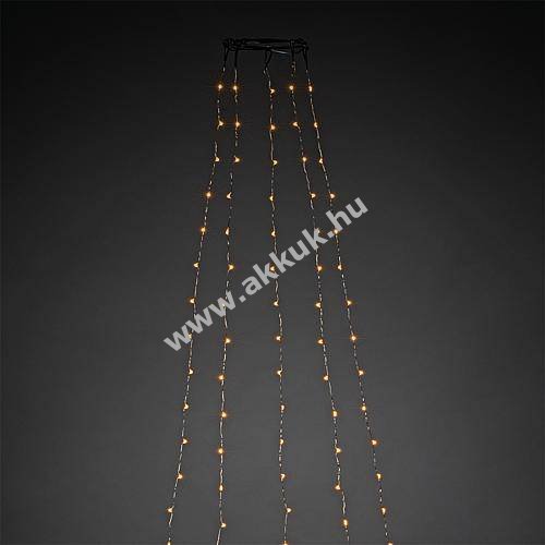 Konstsmide Micro LED fa borítás 240 LED borostyán 6578-870 APP vezérlésű