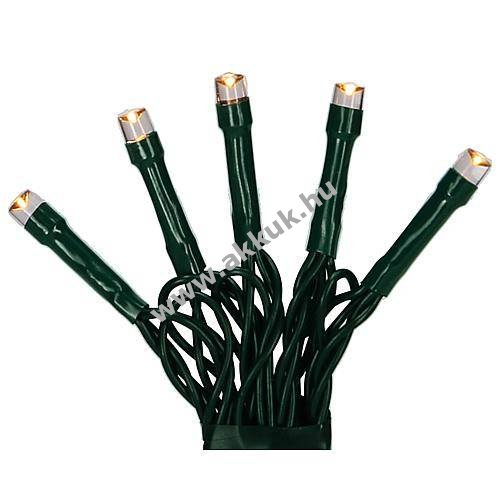 Konstsmide Micro LED fényfüzér 100 LED borostyánszínű APP-vezérelt 6554-870