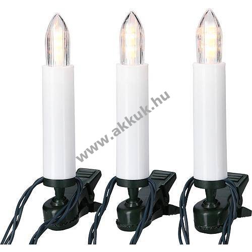 Konstsmide One String LED beltéri füzér 25 LED 4,5V 1139-020 pislákoló borostyánszínű