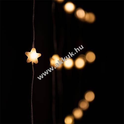 Konstsmide LED csillagfüggöny 120 csillag 4486-803 fehér USB