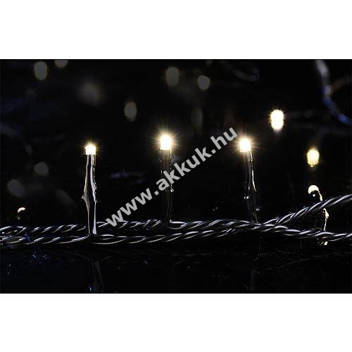 EGB LED mini fényfüzér APP funkció 180 LED 12V IP44 színes/melegfehér 17,9m