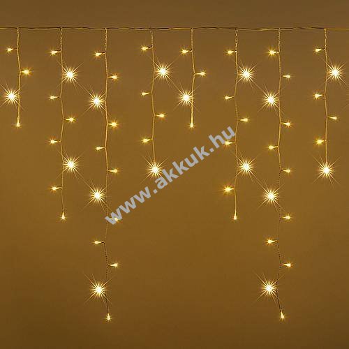 Lotti LED jégzápor fényfüggöny 270LED melegfehér 66090 beltéri és kültéri