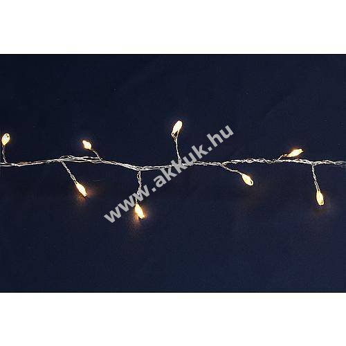 Lotti LED cluster fényfüzér 1000 LED melegfehér 20m 31V IP44 vezérlő 67684