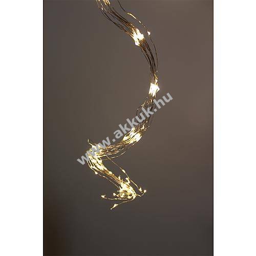 EGB LED mikro kötegfényfüzér 320LED melegfehér 12V 3,9m