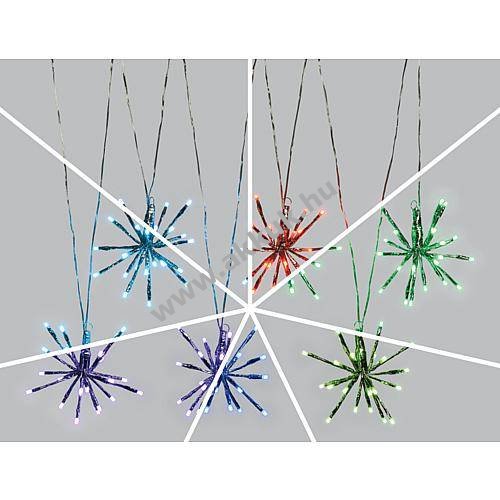 Lotti Twig Balls LED fényfüzér színváltós 5m 138LED 6x O20cm 4,5V IP44 40724