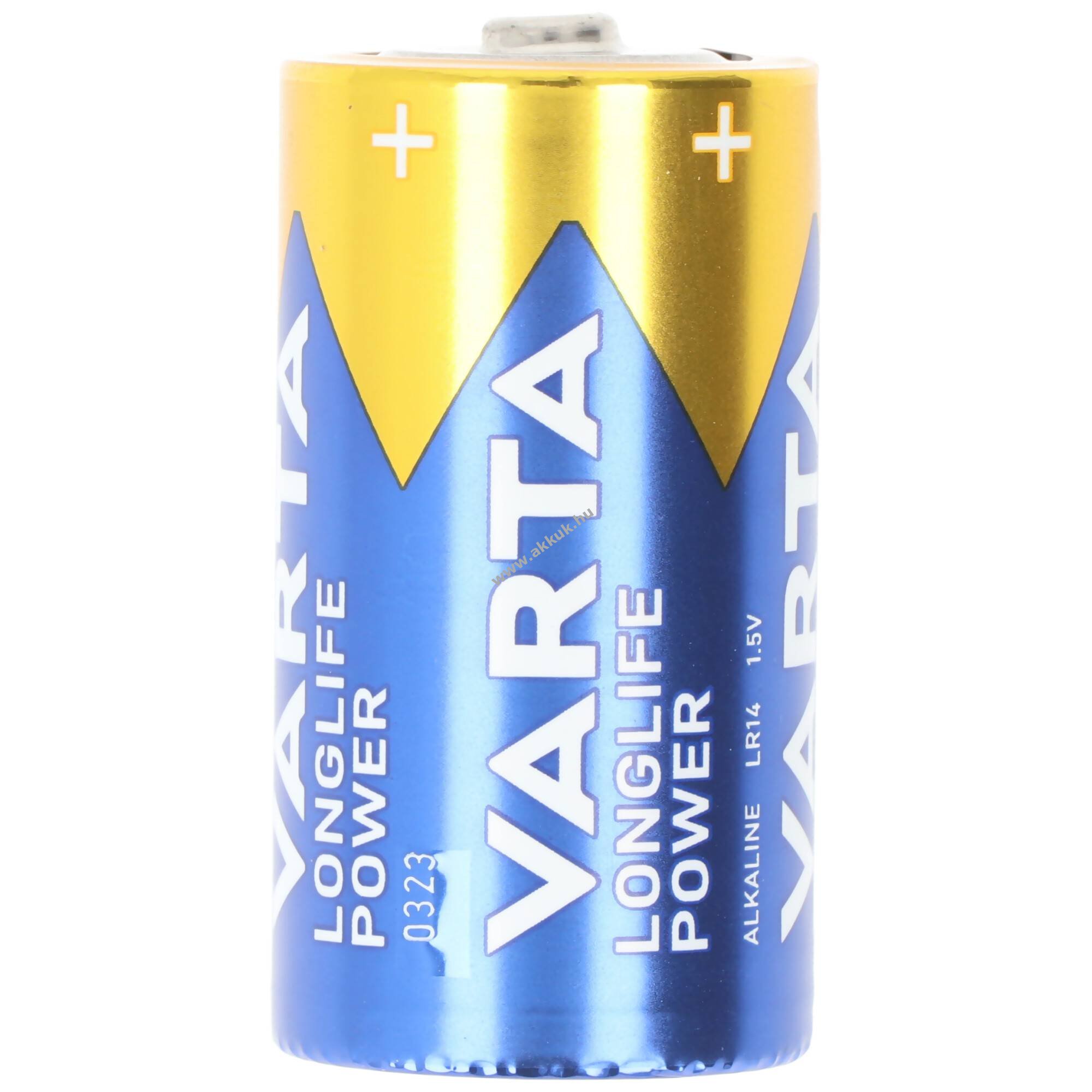 Varta Longlife Power (korábban High Energy) C (bébi méret) LR14 elem 1db/csomag alkáli