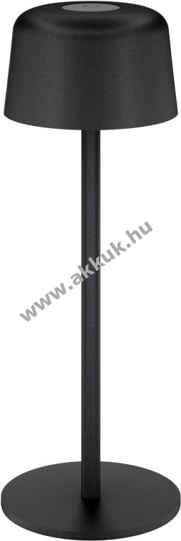 Goobay vezeték nélküli LED asztali lámpa S 25cm fekete érintésvezérlés 150lm 3000K