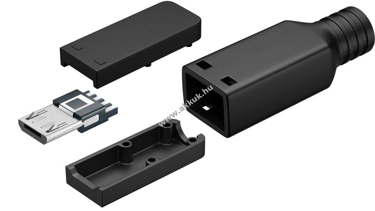 Goobay Micro-B forrasztható Micro-USB csatlakozó 2,5W 0,5A 480Mbit/s USB2.0
