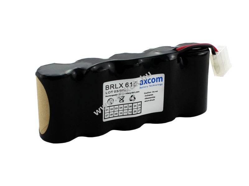 Axcom vezérlő akku Somfy Easy Lift Bosch Roll Lift K6 K8 K10 K12 6V 1500mAh NiCd
