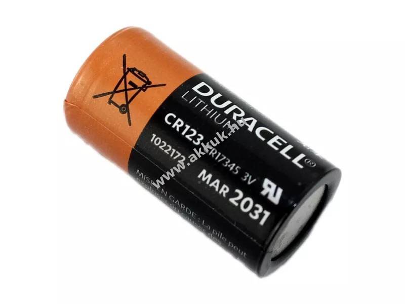 Duracell CR123A (CR17345) 3V 400db/csomag orvosi Made in USA Lithium