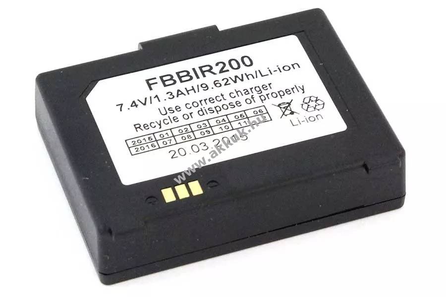 Axcom Bixolon adatgyűjtő akku SPP-R200/II SPP-R300 SPP-R400 7,4V 1300mAh Li-Ion