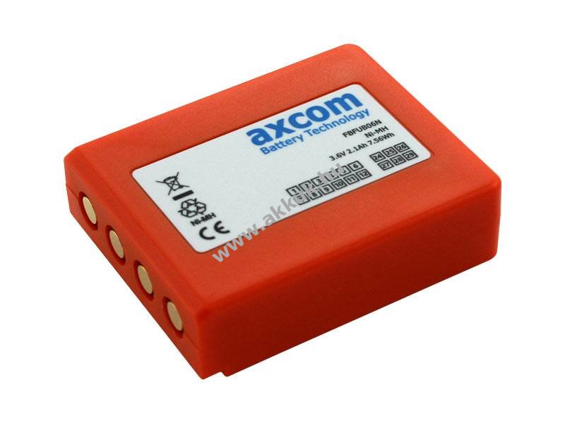 Axcom NiMH akku 3,6V 2100mAh HBC FUB06N BA223 BA223000 BA223030 BA223031 vezérlő