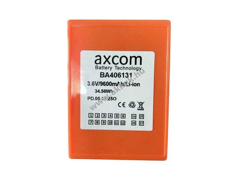 Axcom akku rádiós vezérlő HBC BA406131 3,6V 9600mAh Li-Ion