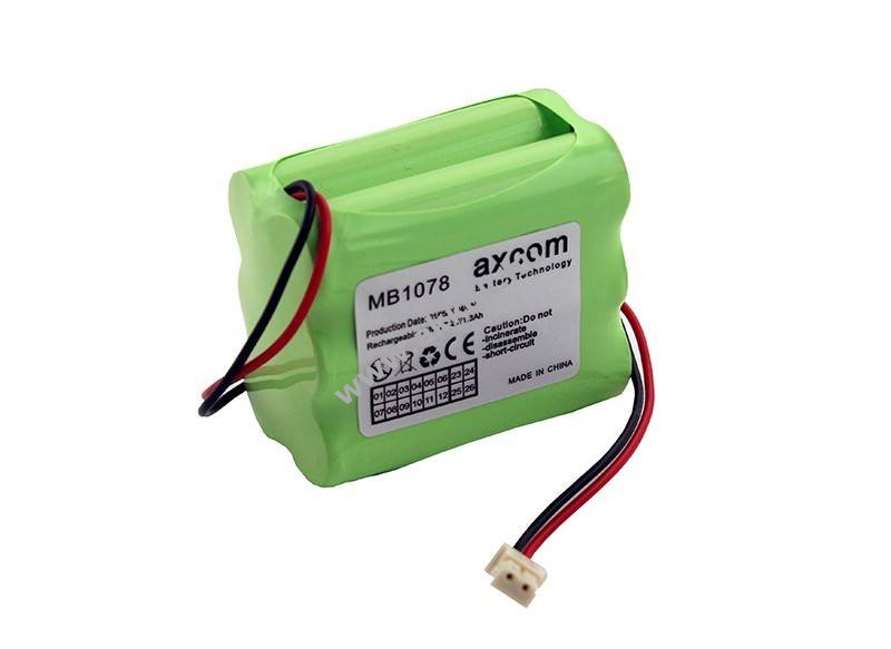 Axcom akku 7,2V 1,3Ah Carefusion Alaris Asena GW IVAC orvosi NiMH