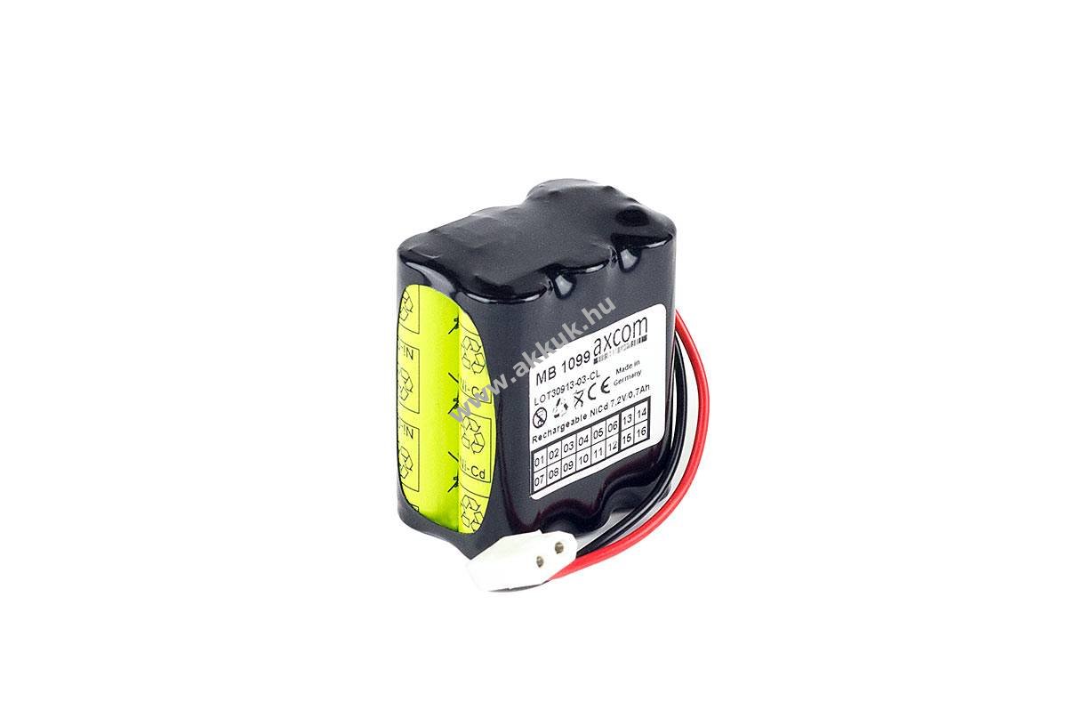 Axcom NC orvosi akku 7,2V 0,7Ah NiCd