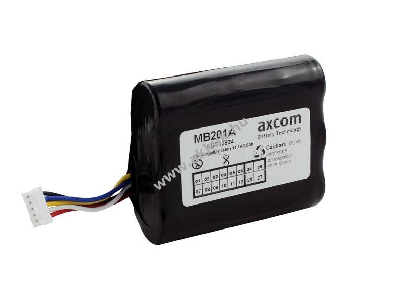 Axcom Philips VSi VS2+ Monitor orvosi 11.1V 2400mAh akku Li-Ion