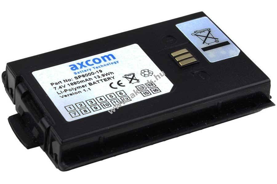 Axcom Sepura STP8000 STP9000 SC20 SC21 rádió akku 7,4V 1880mAh Li-Polimer