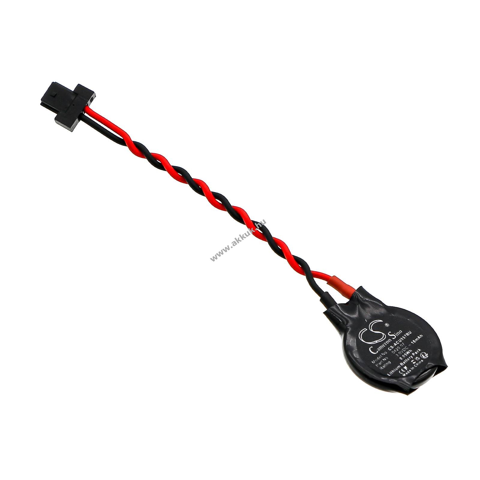 Helyettesítő cmos elem Acer Aspire 5570 0420.07 18mAh 0.05Wh 3V
