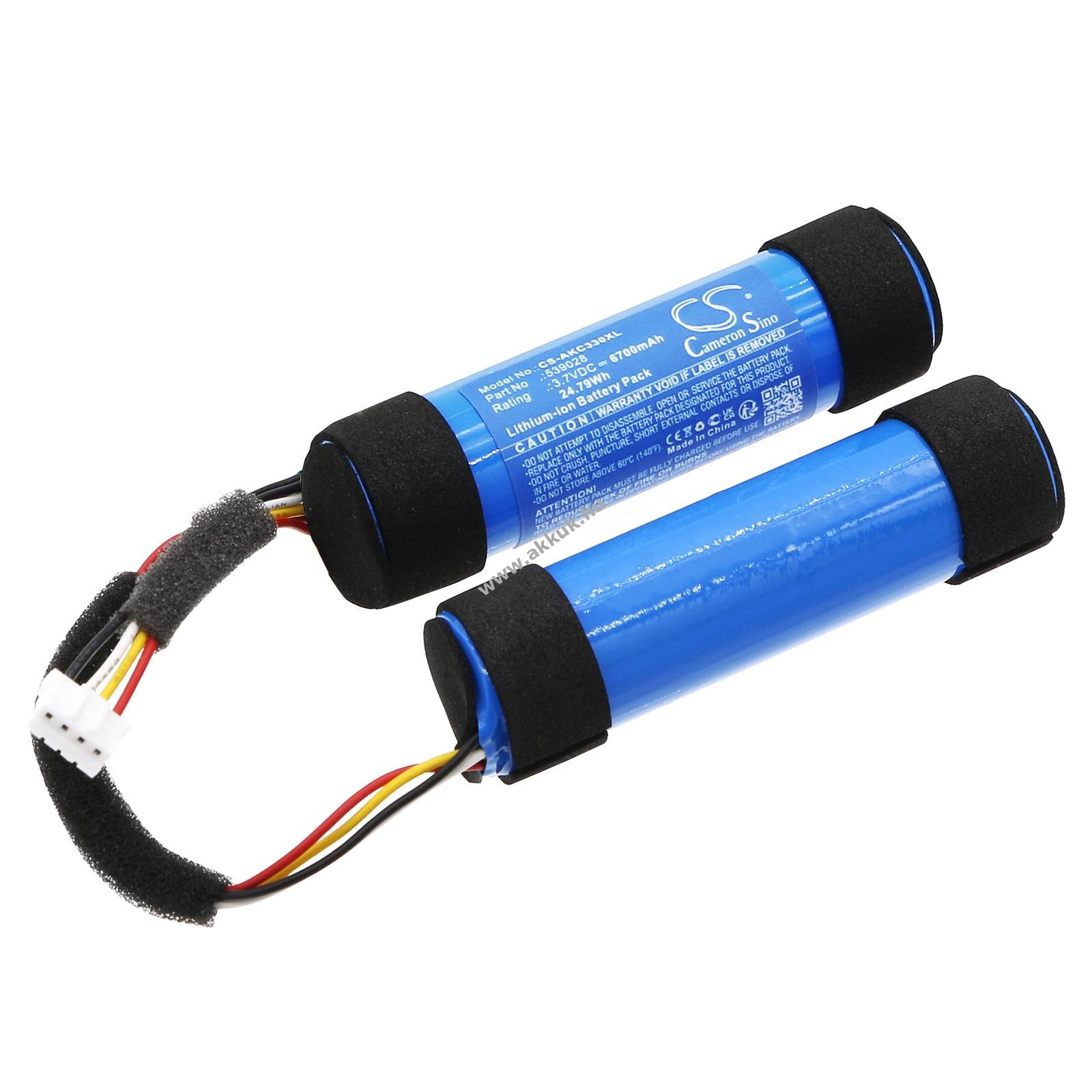 Helyettesítő kommunikációs akku Anker PowerConf 539028 6700mAh 24.79Wh 3.7V