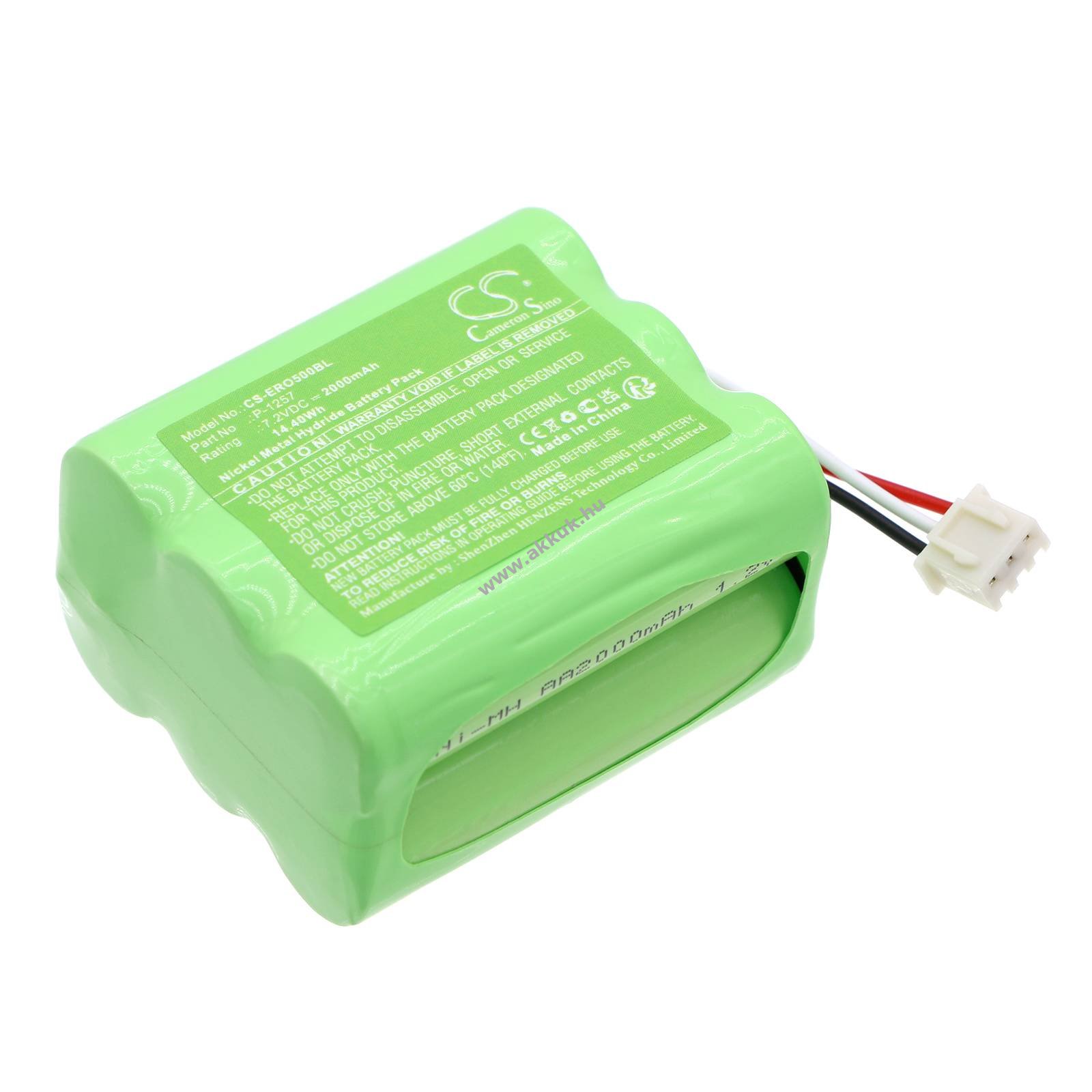 Helyettesítő pénztárgép akku EURO-500 Handy Cache Register P-1257 2000mAh 14.4Wh 7.2V