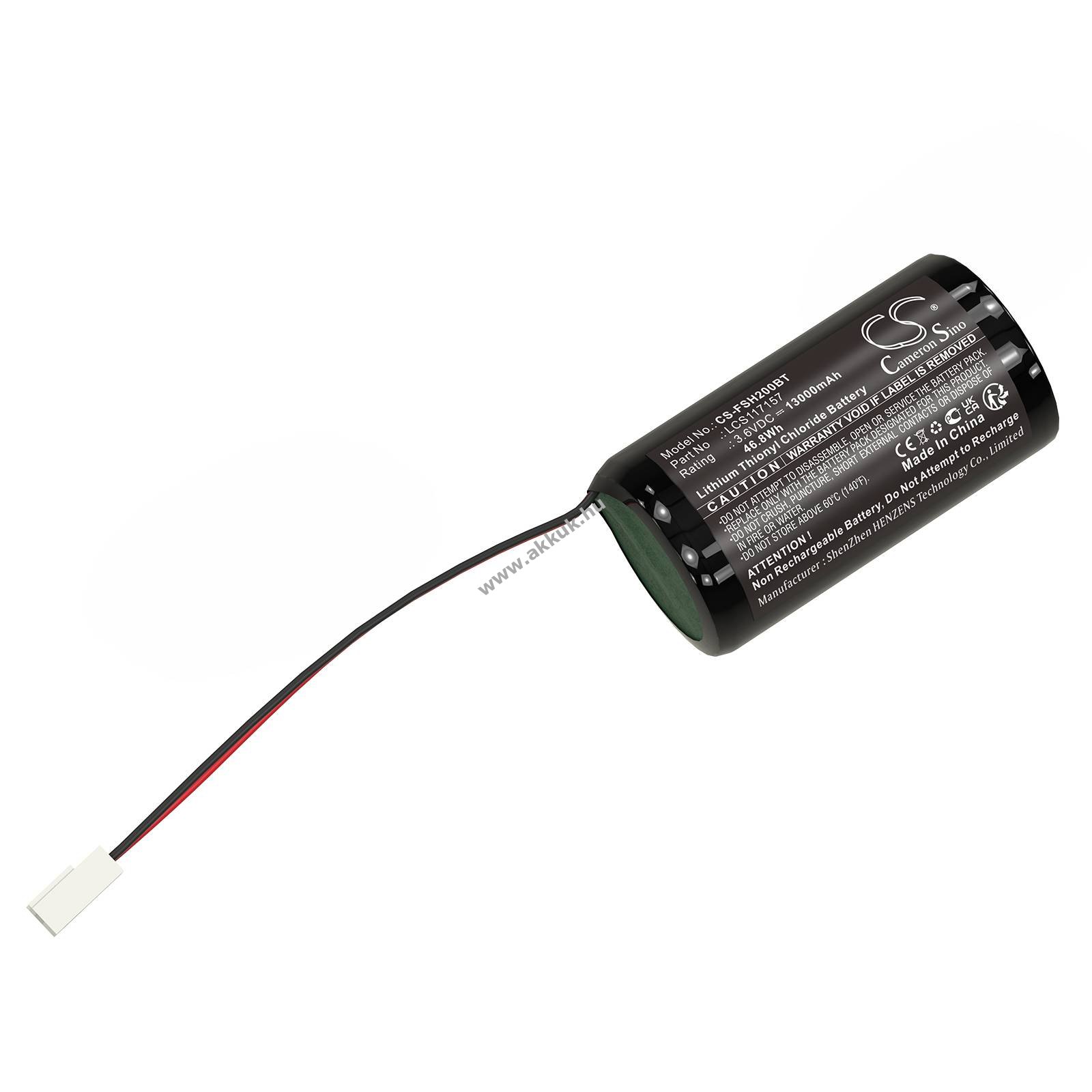 Helyettesítő riasztórendszer elem FICHET LSH20 LCS117157 13000mAh 46.8Wh 3.6V