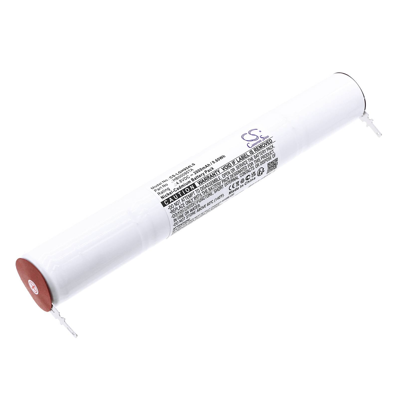 Helyettesítő vészvilágítás akku Legrand 61884 HB00095TA 2000mAh 9.6Wh 4.8V