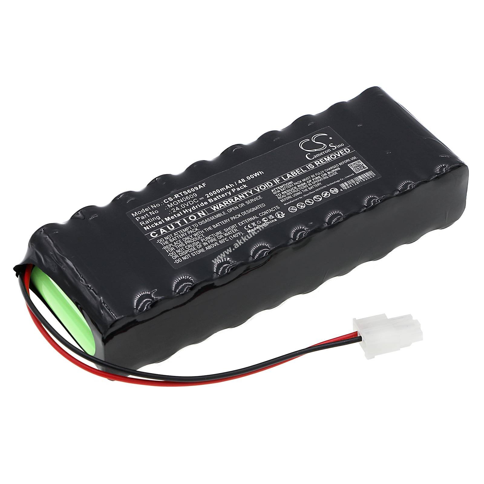 Helyettesítő automata ajtó akku Record Saga Easy MGN0609 2000mAh 48Wh 24V