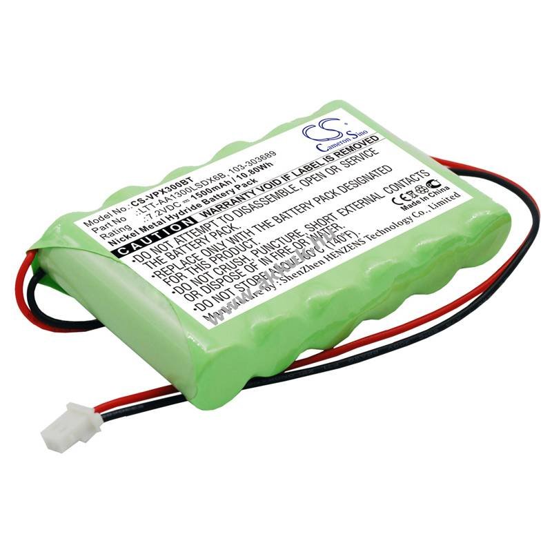 Helyettesítő riasztórendszer akku Visonic PowerMaster 30 LTT-AA1300LSDX6B 1500mAh 10.8Wh 7.2V