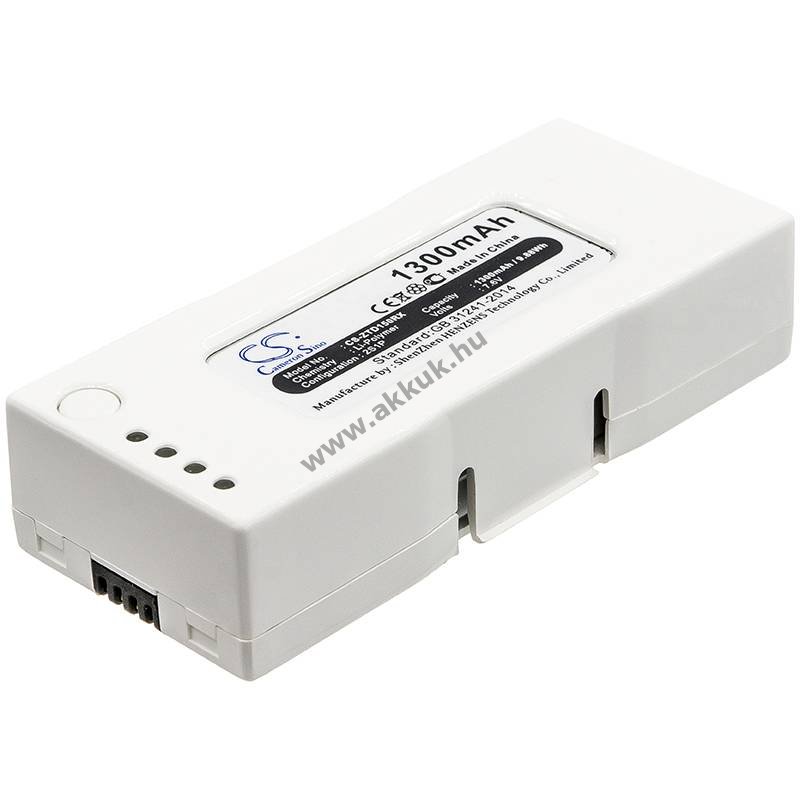Helyettesítő fpv akku Zerotech 1300mAh 7.6V
