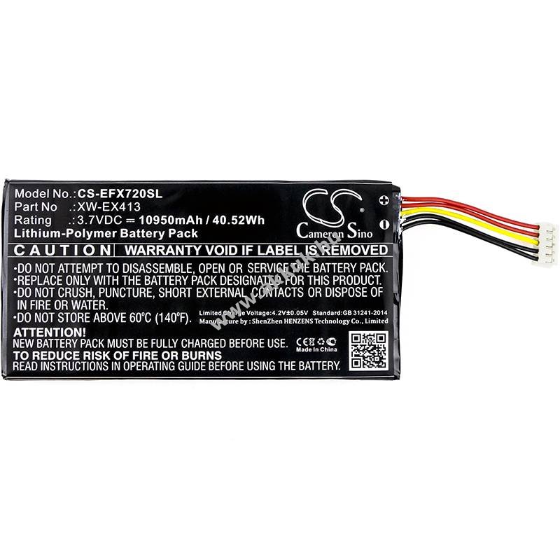 Helyettesítő mérőműszer akku EXFO MAX-715B XW-EX413 10950mAh 40.52Wh 3.7V