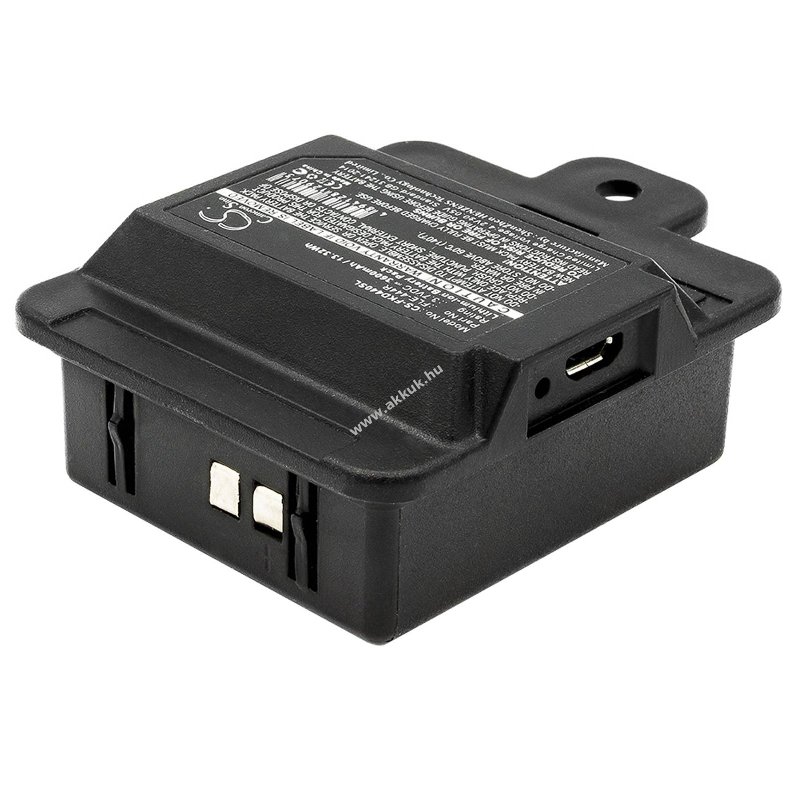 Helyettesítő mérőműszer akku Fukuda Multiline Laser FLE-444R 3600mAh 13.32Wh 3.7V