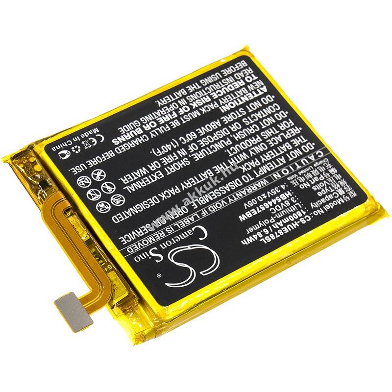 Helyettesítő hotspot akku Huawei E5878 HB544657EBW 1800mAh 6.84Wh 3.8V