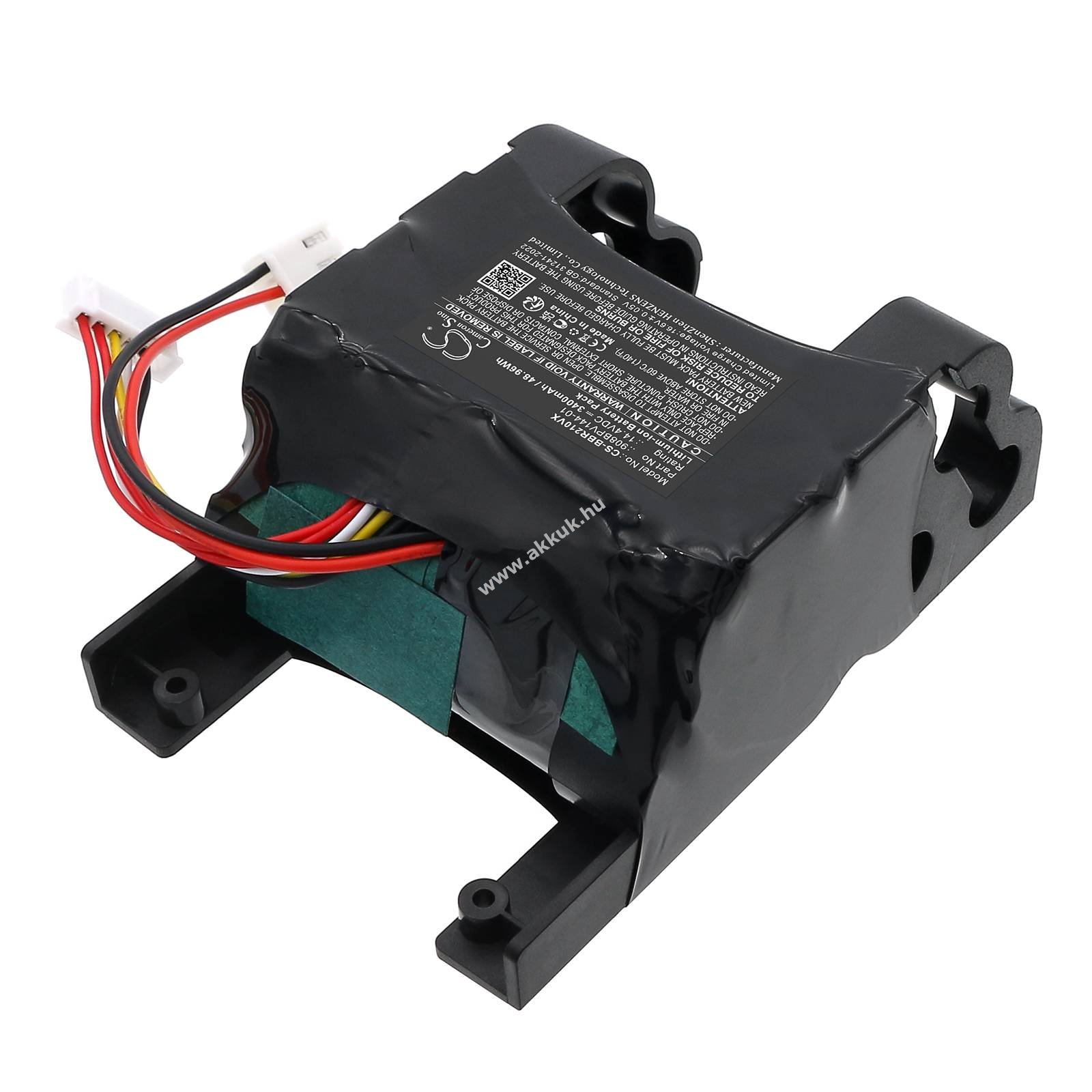 Helyettesítő porszívó akku Bosch BCHF2MX16/908BPV144-01 3400mAh 48.96Wh 14.4V