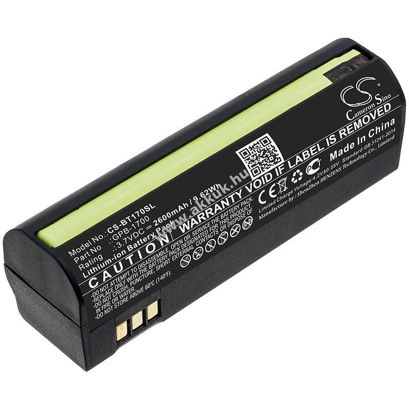 Helyettesítő műholdas telefon akku Globalstar GSP-1700/GPB-1700 2600mAh 9.62Wh 3.7V