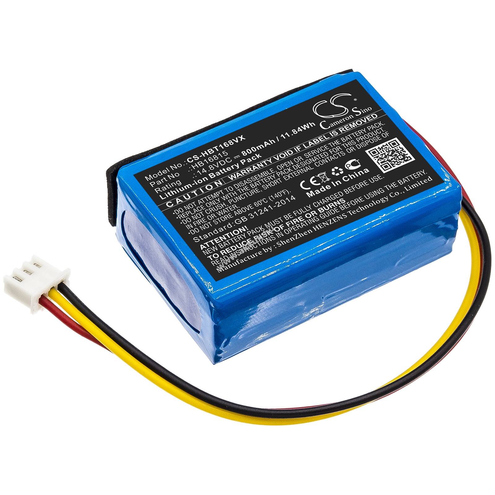 Helyettesítő porszívó akku EZICLEAN HOBOT-198 800mAh 11.84Wh 14.8V