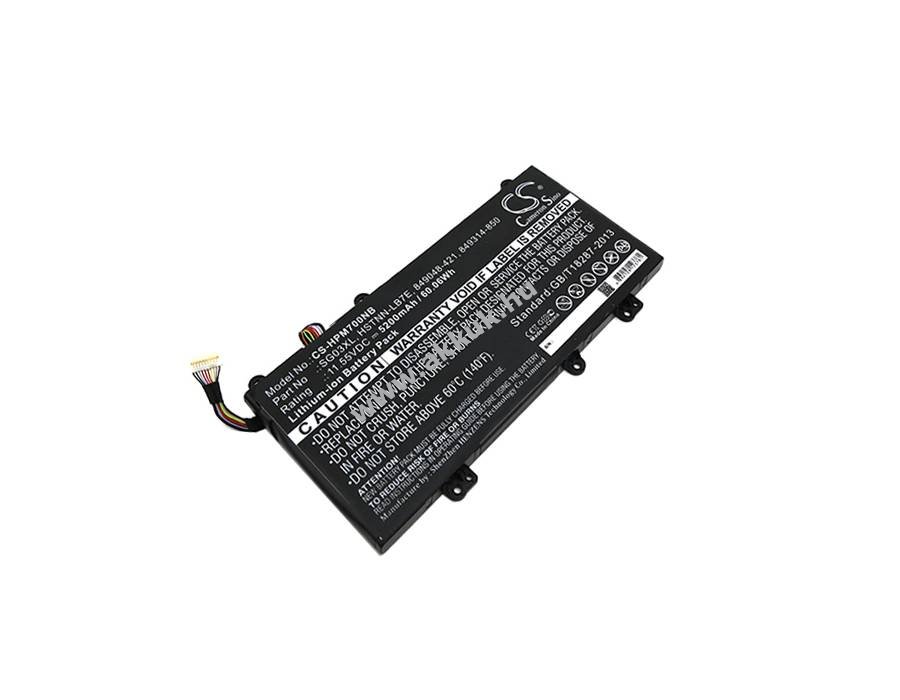 Helyettesítő laptop akku HP Envy M7U SG03XL 5200mAh 60.06Wh 11.55V