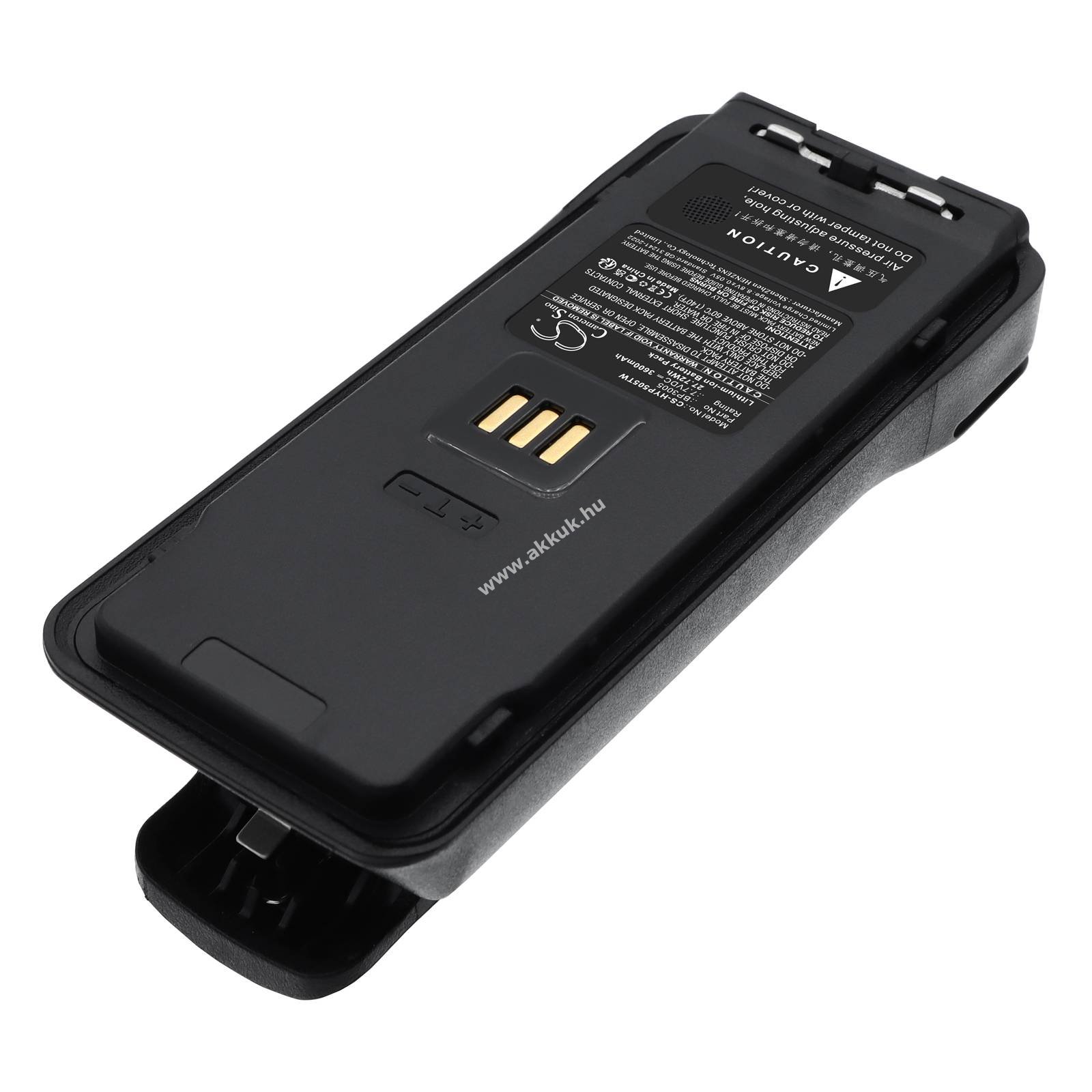 Helyettesítő adóvevő akku Hytera HP505 BP3005 3600mAh 27.72Wh 7.7V