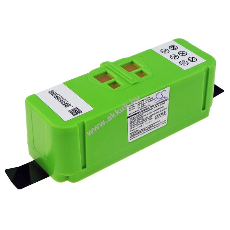 Helyettesítő porszívó akku iRobot Roomba 614/1800LI 5200mAh 74.88Wh 14.4V