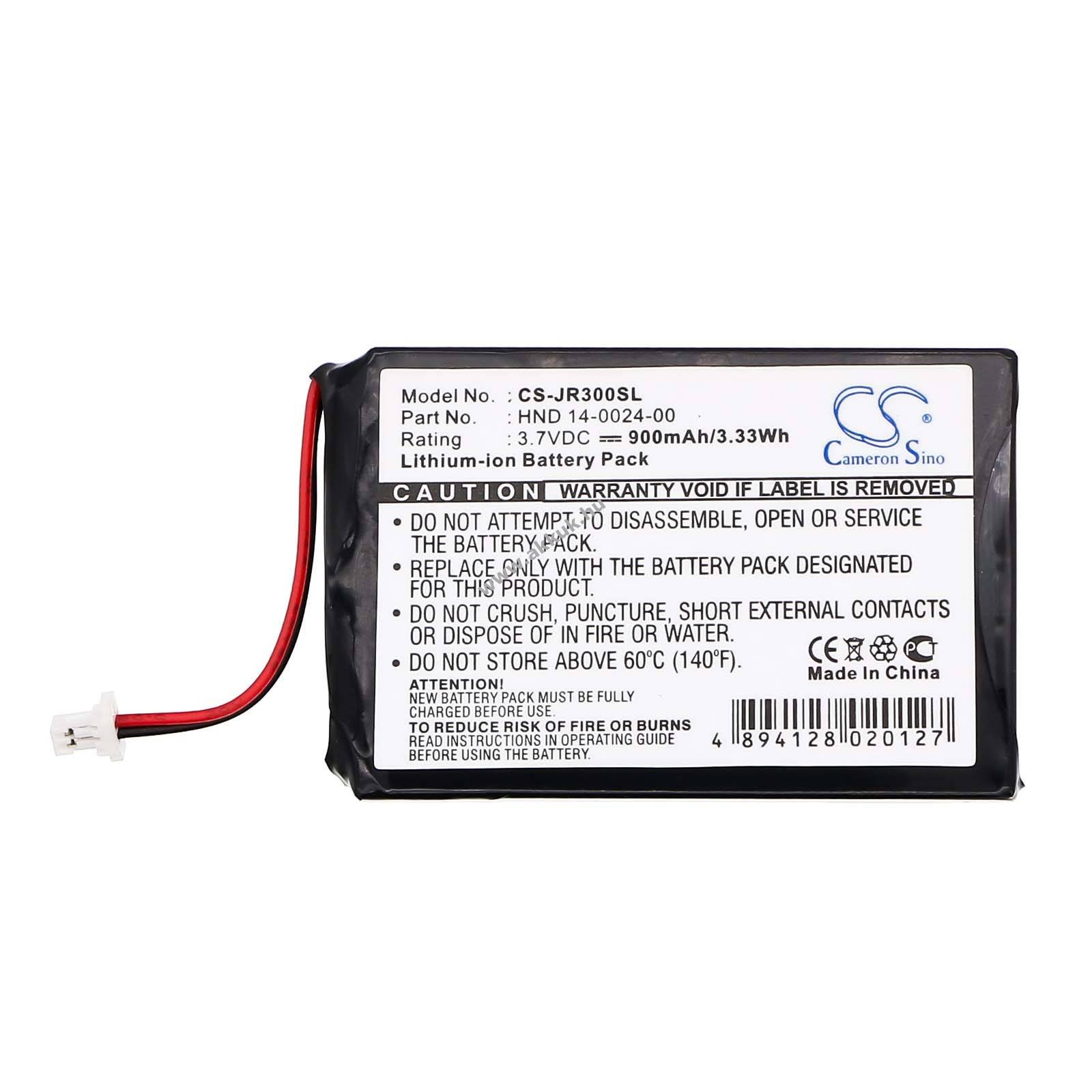 Helyettesítő pda pocket pc akku Palm Treo 270 HND 14-0024-00 900mAh 3,33Wh 3.7V