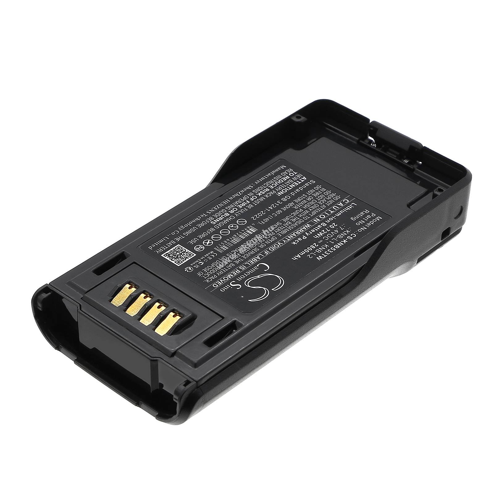 Helyettesítő adóvevő akku Kenwood P25 KNB-L1 2800mAh 20,72Wh Li-Ion 7.4V