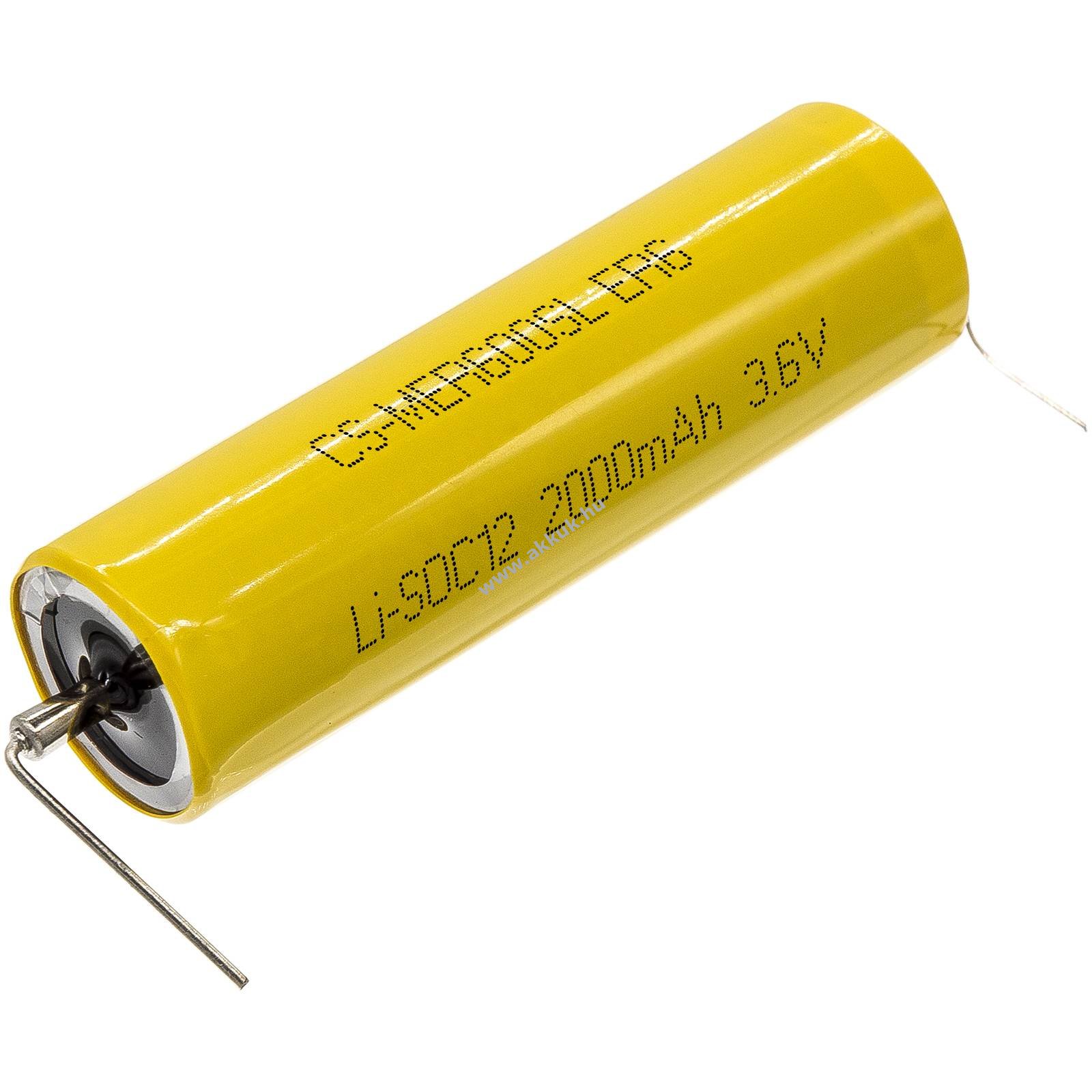 Helyettesítő plc vezérlő elem Maxell ER6 2000mAh 7.2Wh 3.6V