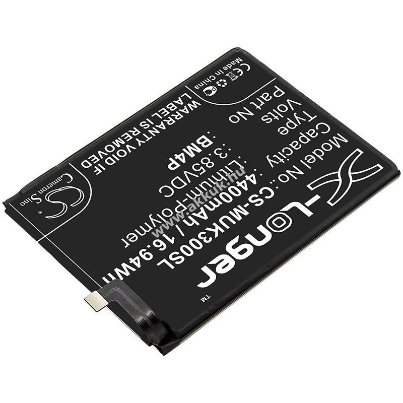 Helyettesítő telefon akku Xiaomi Redmi K30 BM4P 4400mAh 16.94Wh 3.85V