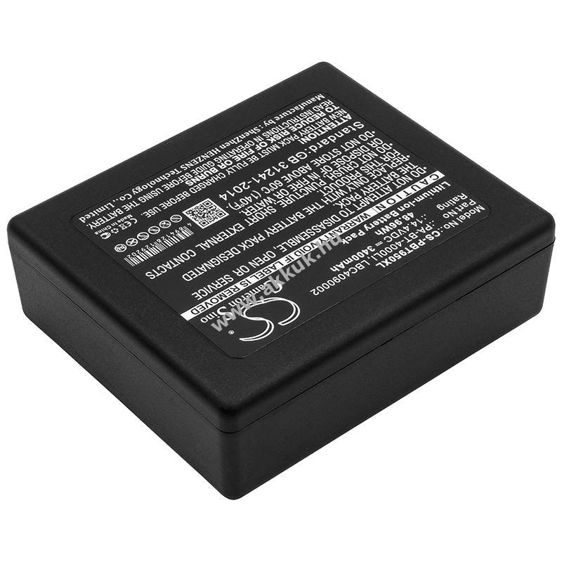 Helyettesítő hordozható nyomtató akku Brother TD-2120N PA-BT-4000LI 3400mAh/48.96Wh Li-ion 14.4V