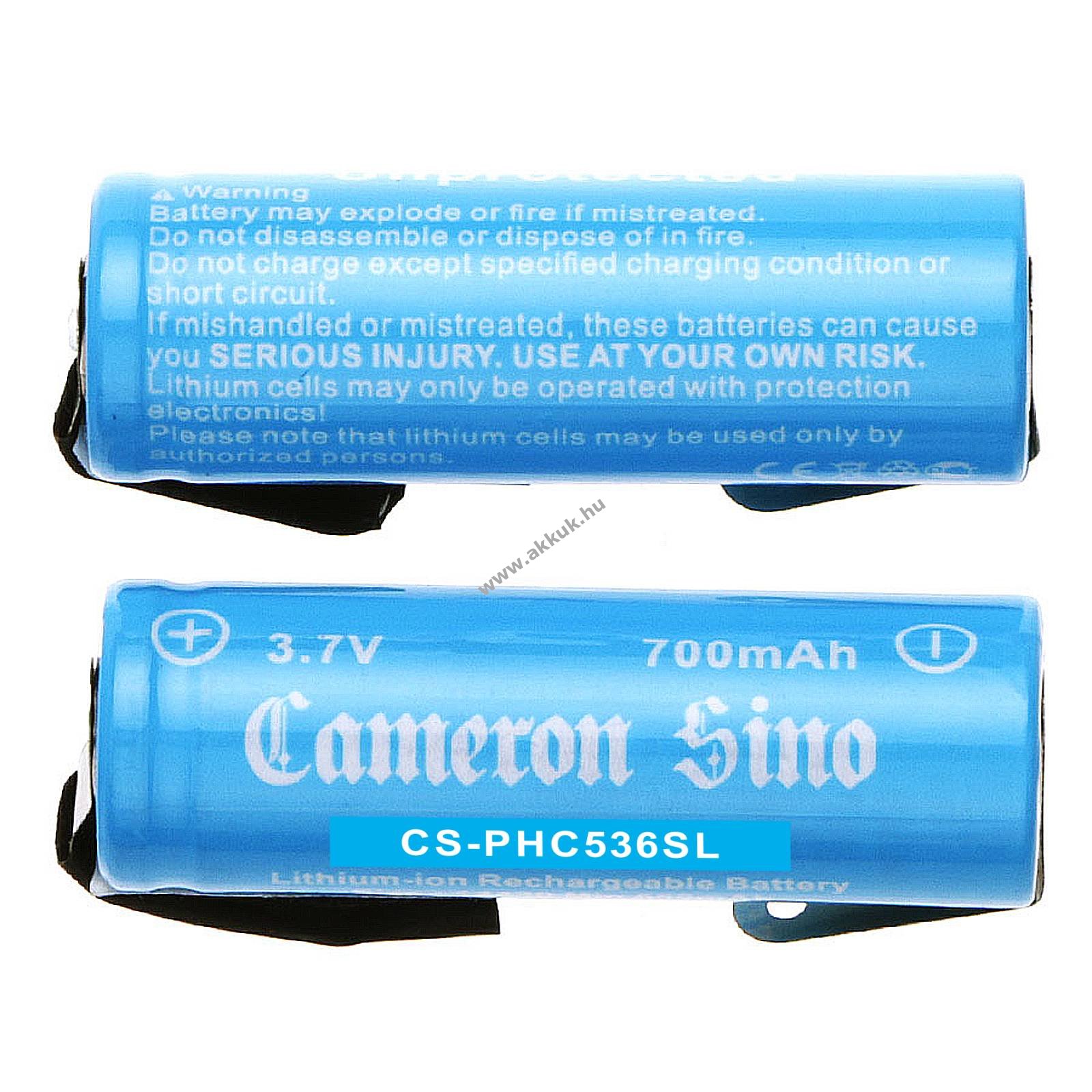 Helyettesítő szépségápolás akku Philips SC5360 1607420908993 650mAh 3.7V 2.41Wh