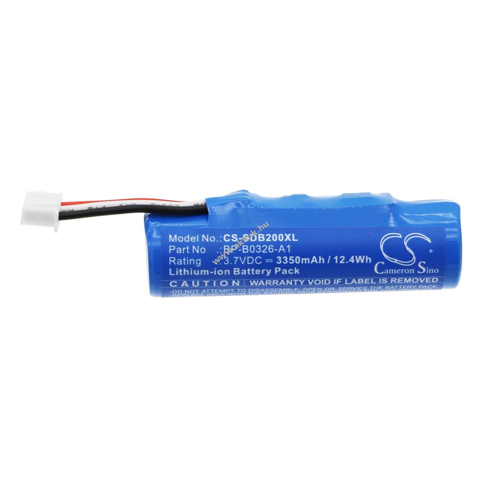Helyettesítő hordozható nyomtató akku Seiko MP-B20 IS496 3,7V 3350mAh 12,4Wh Li-Ion