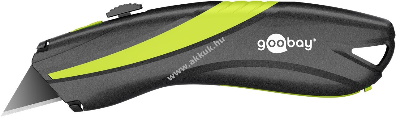 Goobay Tools biztonsági kés automata pengavisszahúzással 4db tartalék pengével