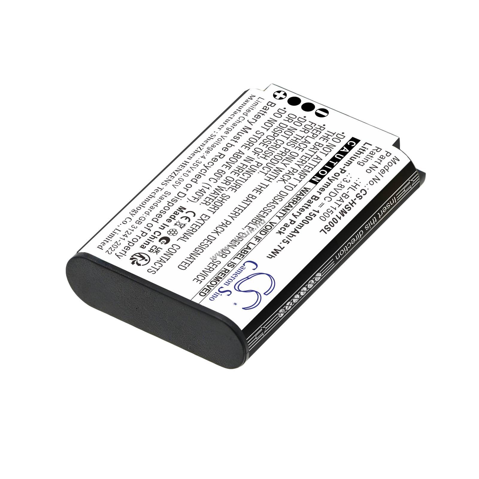 Helyettesítő vezeték nélküli akku Hollyland Solidcom M1 HL-BAT1500 1500mAh 5.7Wh 3.8V