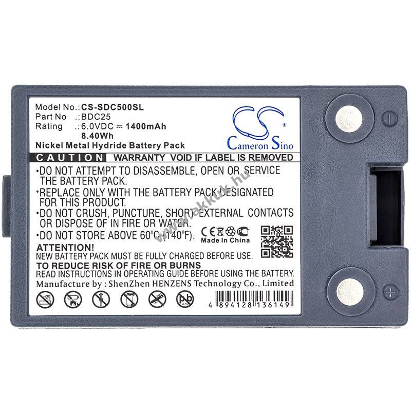 Helyettesítő mérőműszer akku Sokkia BDC25A 6V 1400mAh 8.4Wh
